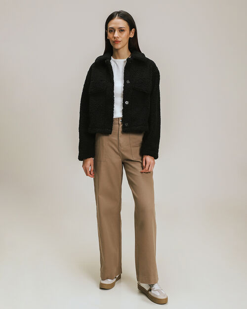 Chamarra Textura Borrega